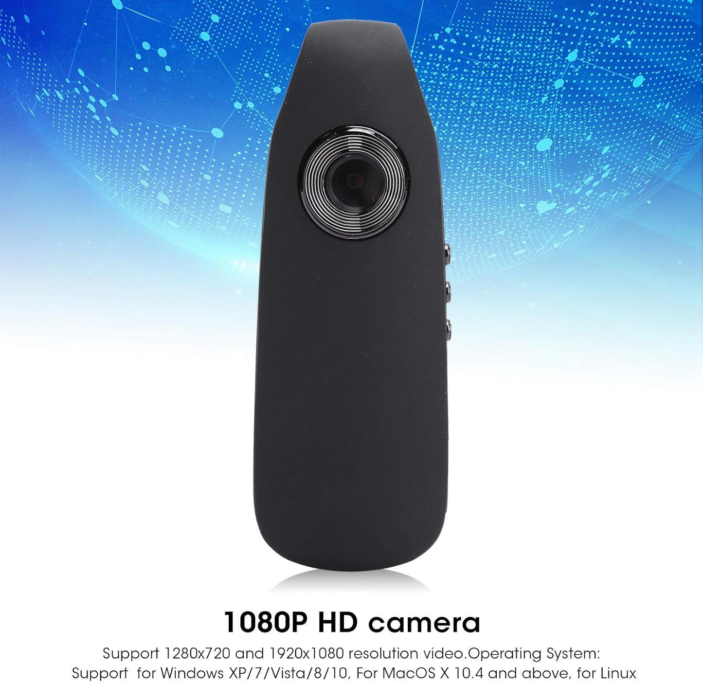 Mini HD Body Cam – Wearable, Motion Detection, Loop Recording