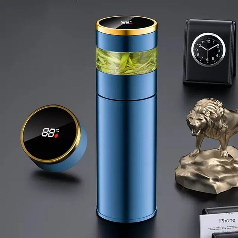 Smart Tea Infuser 450 ml Stainless Steel Insulated Travel Mug - Smart travel thermos Readi Gear