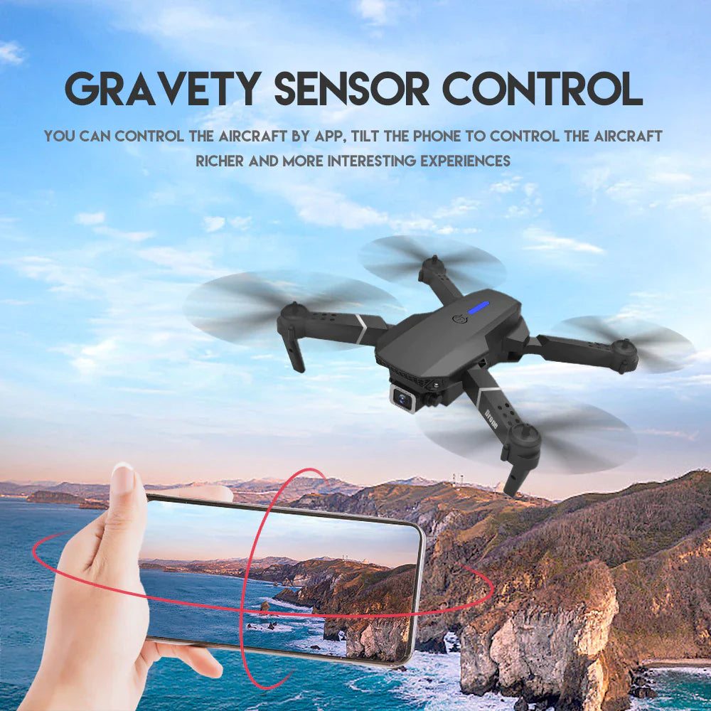 SkyCapture 4K HD Dual Camera Foldable Drone +4 Battery - Dual Camera Drone Readi Gear