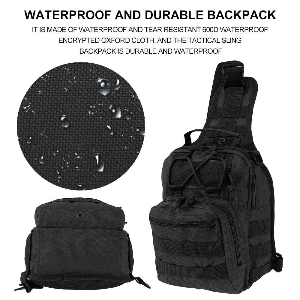 ShadowStrike Tactical SlingPack - Tactical Backpack Readi Gear