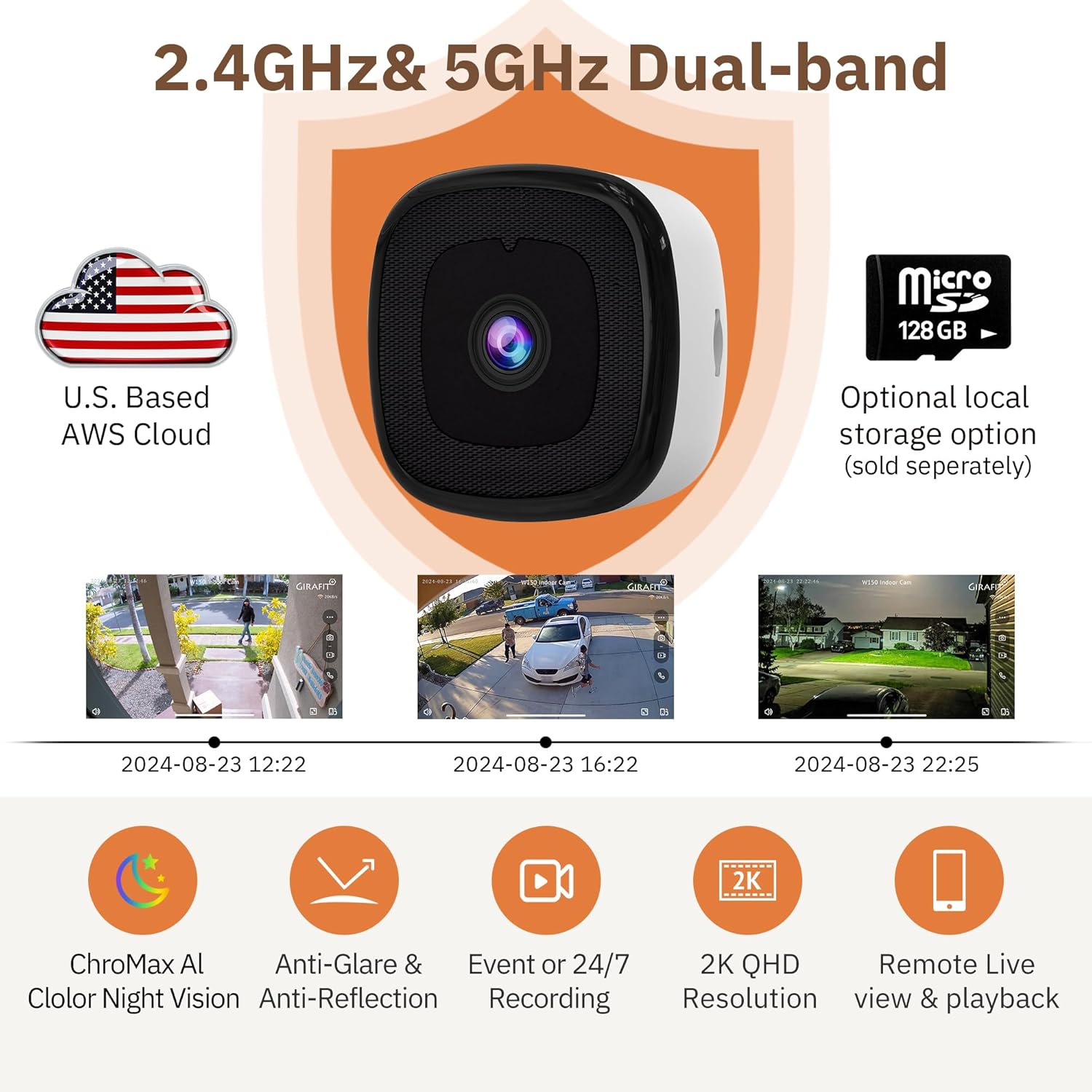 PerimeterWatch 2K Window Cam – Indoor Mount for Outdoor Security - Readi Gear