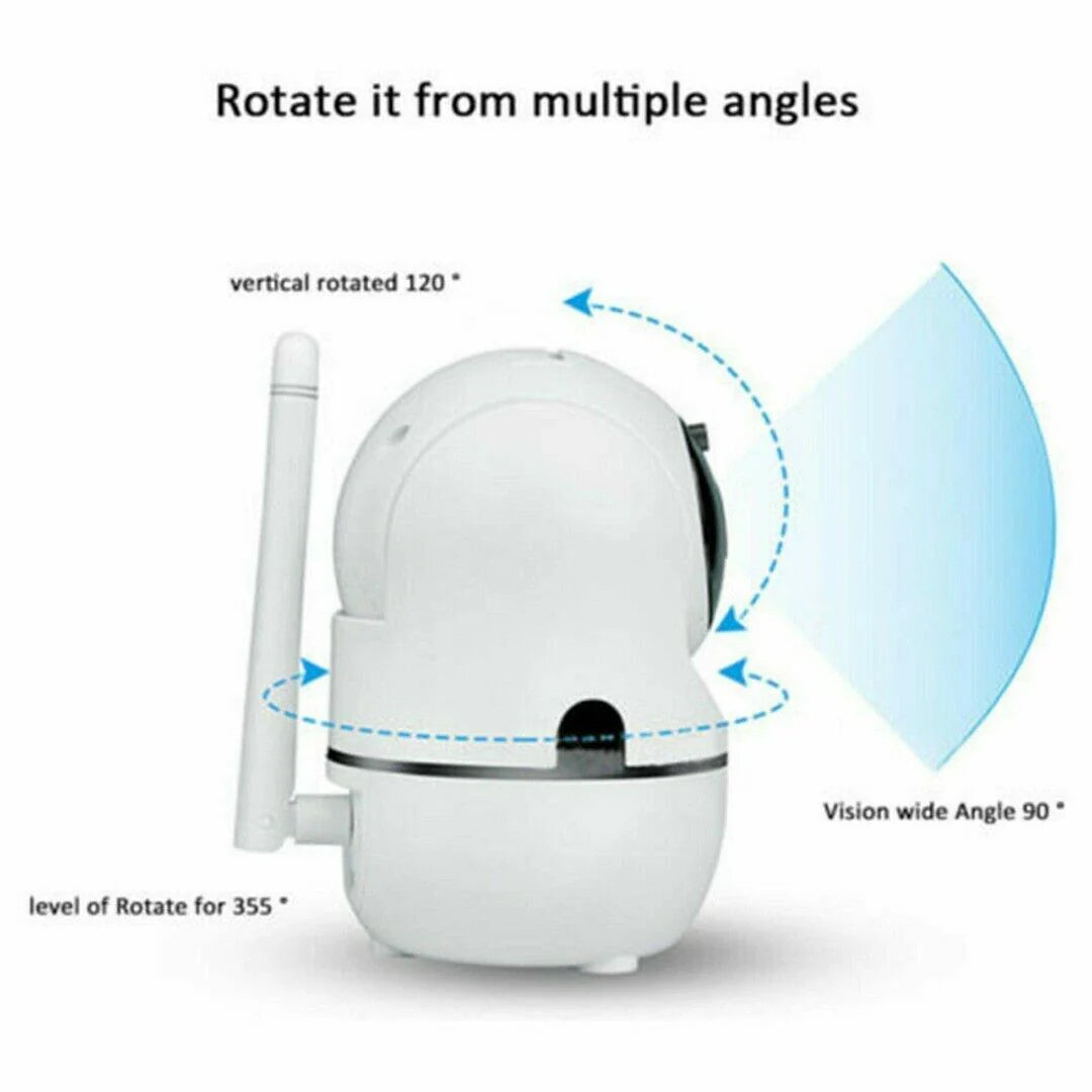1080P WiFi Indoor Security Camera - Night Vision, Baby & Pet Monitor - Indoor Security Camera Readi Gear