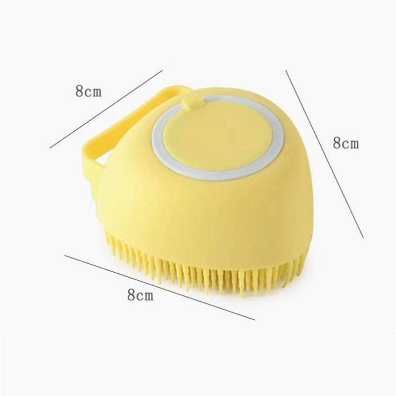 PupSpa Silicone All-in-One Bath Brush & Massager - Dog grooming bath brush Readi Gear