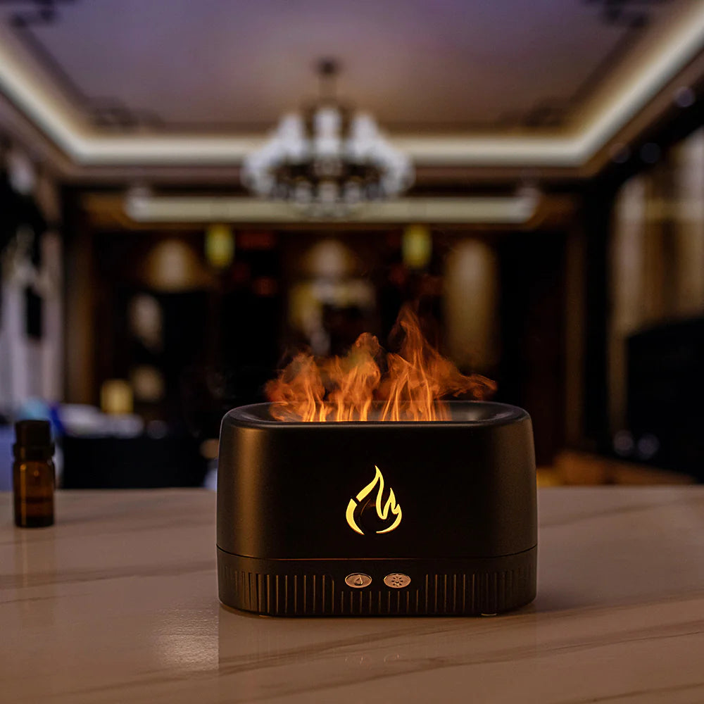 Campfire Glow Flame Diffuser - Essential Oil & Humidifier - Essential Oil Diffuser Readi Gear