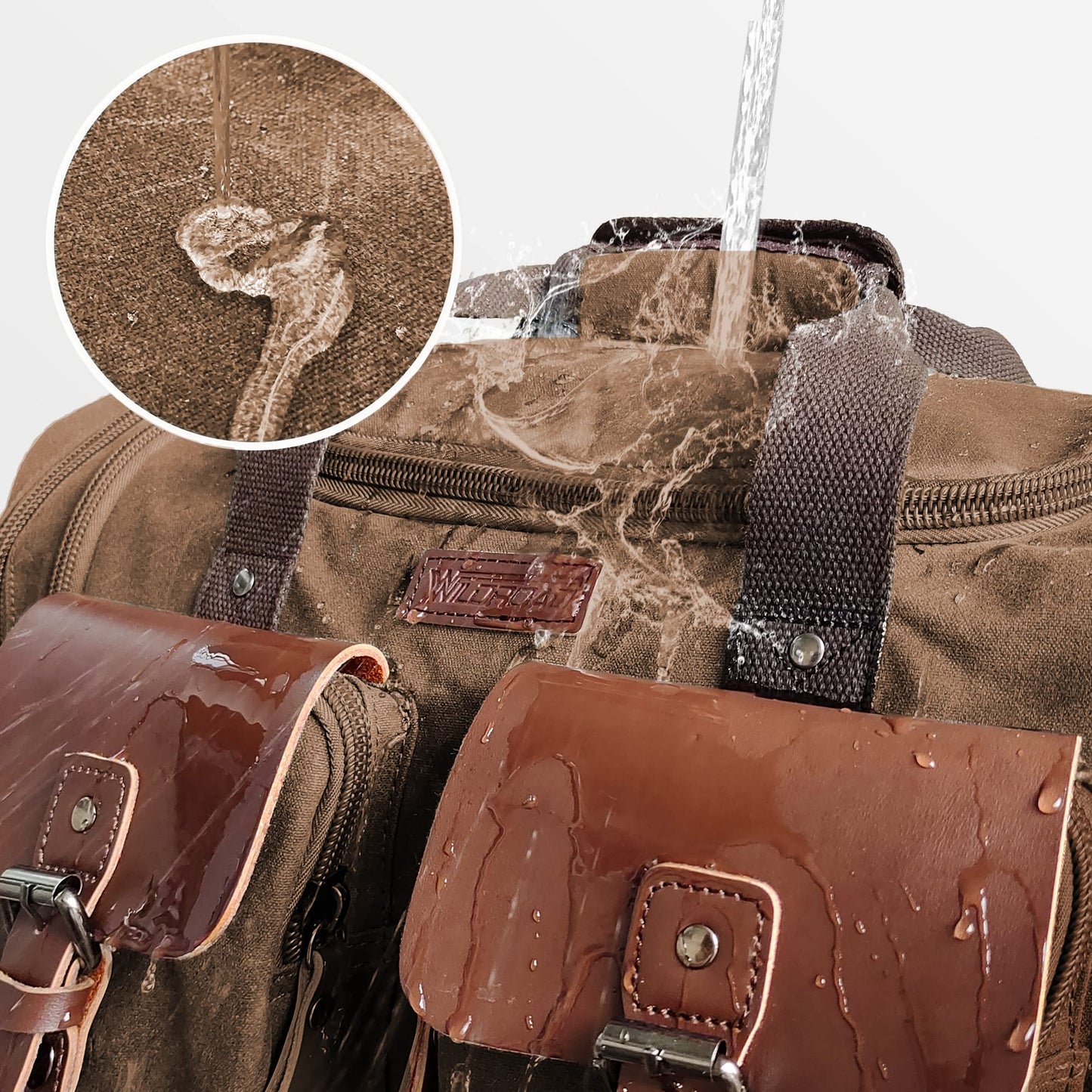 Timberline Vintage Duffel – Rugged Waterproof Waxed Canvas Travel Bag (50L & 60L)
