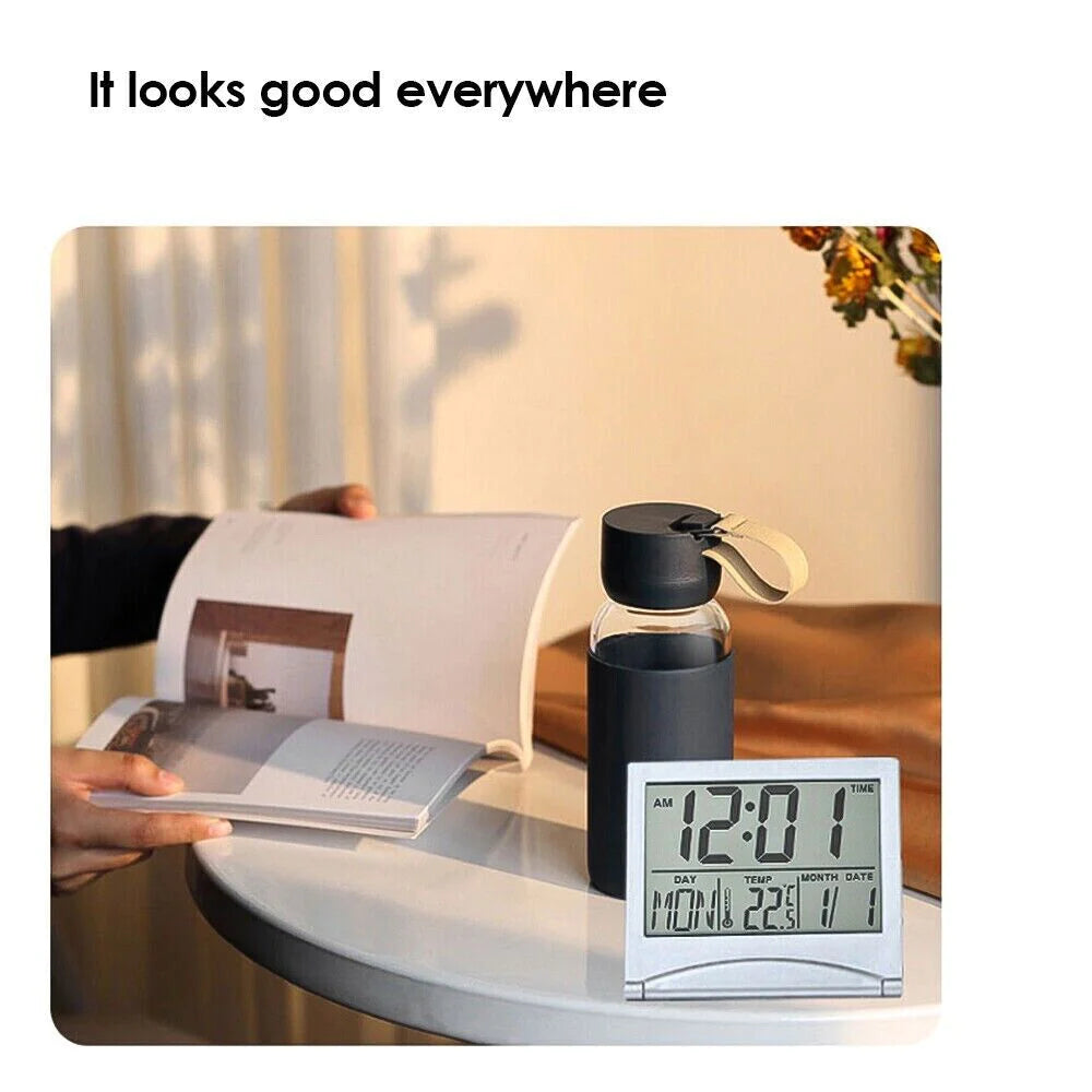 TravelMaster Multifunctional Foldable Alarm Clock - Multifunctional Foldable Alarm Clock Readi Gear