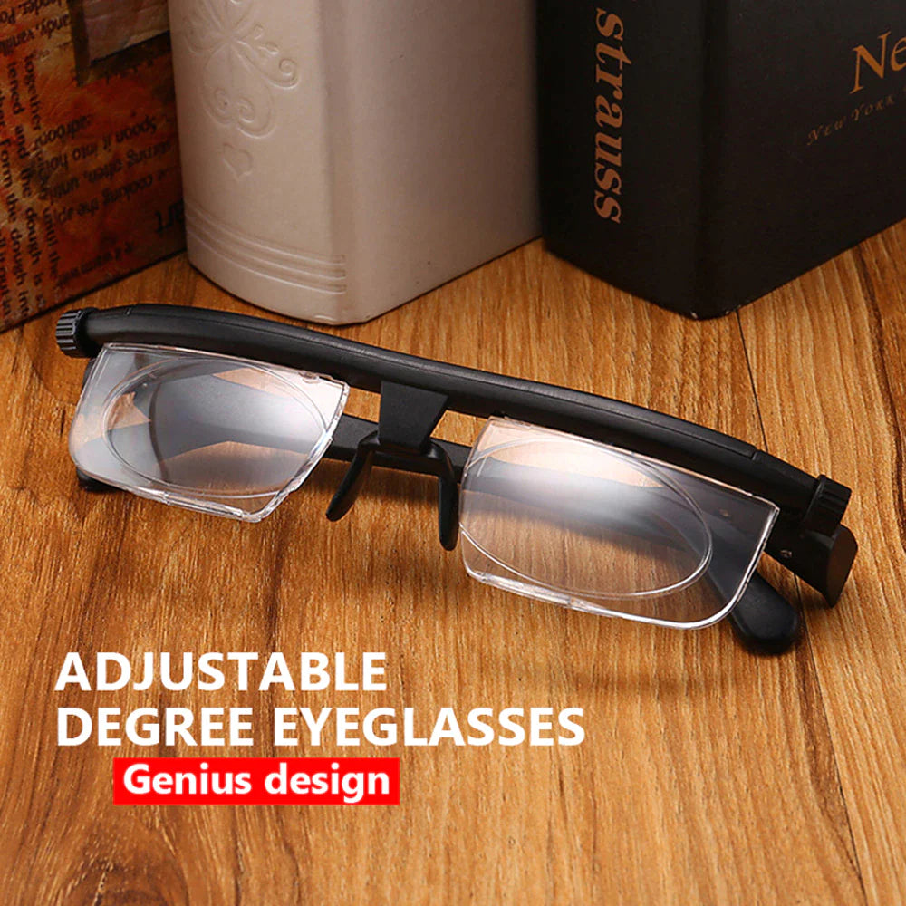 VisionMaster Dial Adjustable Glasses: Variable Focus Eyewear for Any Distance - Readi Gear