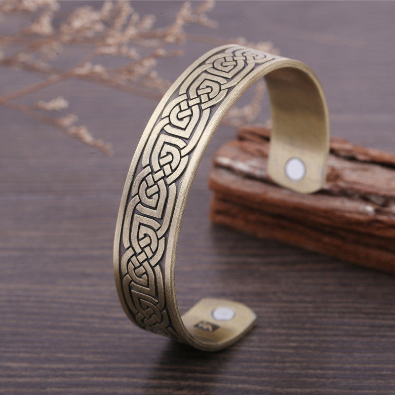 Spartan Vitality Men's Copper Magnetic Bracelet for Pain Relief - copper health bracelet Readi Gear