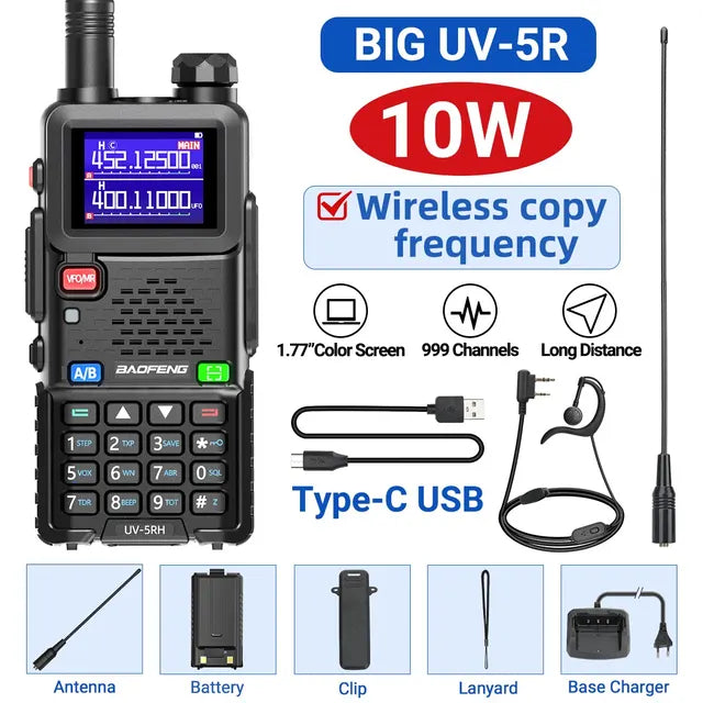 Baofeng UV-5RH Multi-Function Two-Way HAM Radio - Baofeng UV-5RH Multi-Function Two-Way HAM Radio Readi Gear