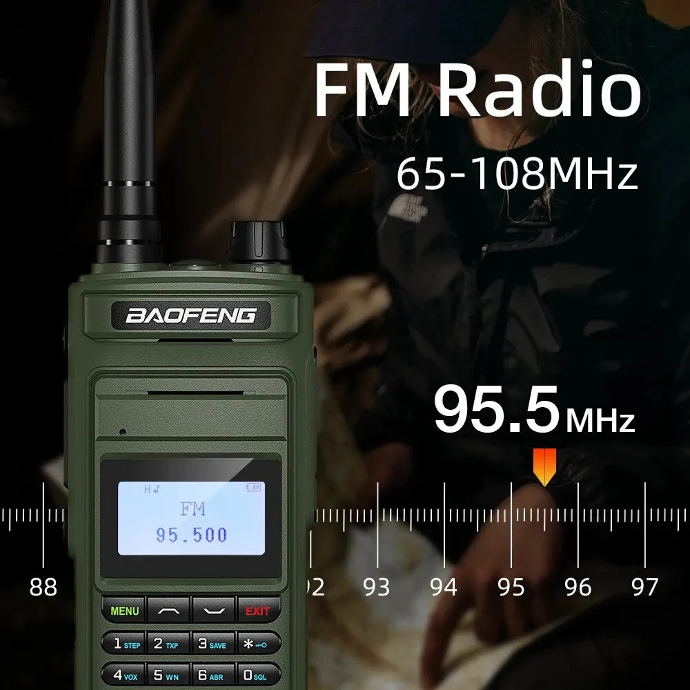 Baofeng P15UV Handheld Radio - Long Range, Programmable, FM/AM, NOAA Alerts - Baofeng P15UV Handheld Radio Readi Gear