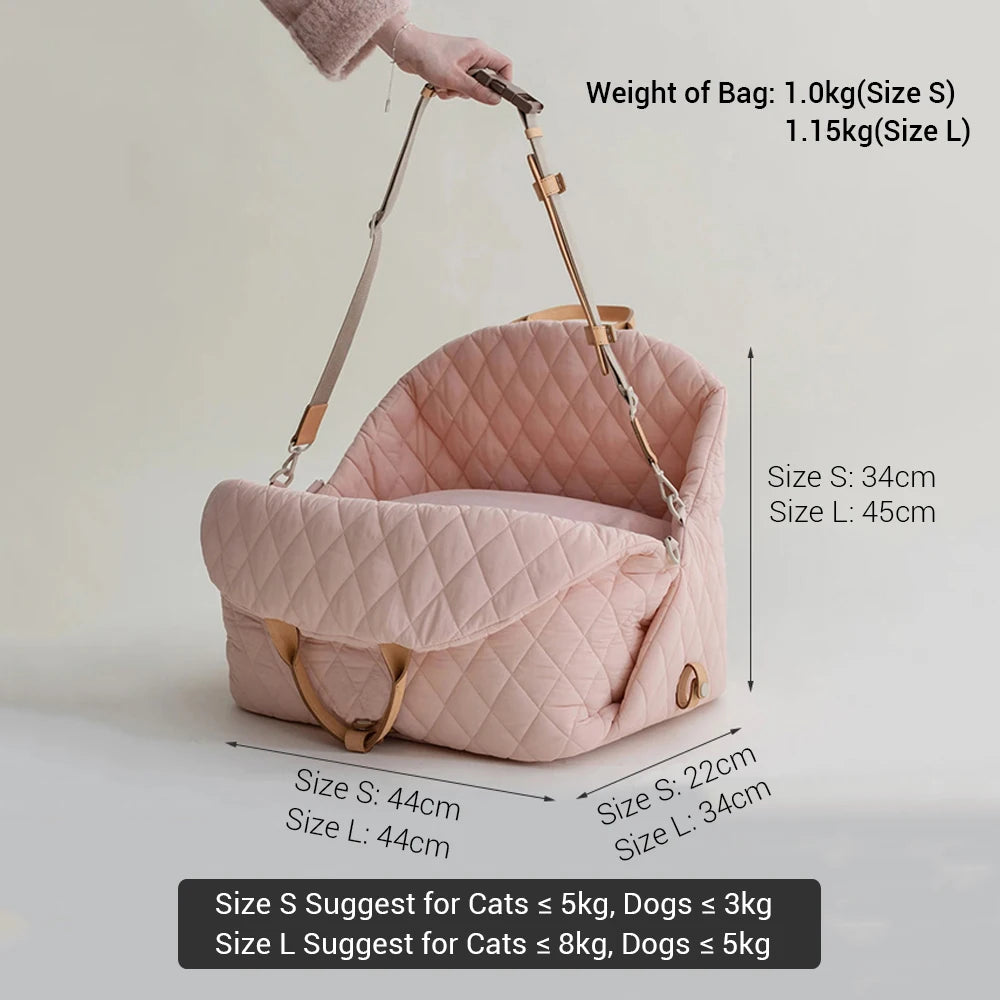 PlushPet Travel Tote - Portable & Waterproof Dog Carrier - Pet Carrier Travel Tote Readi Gear