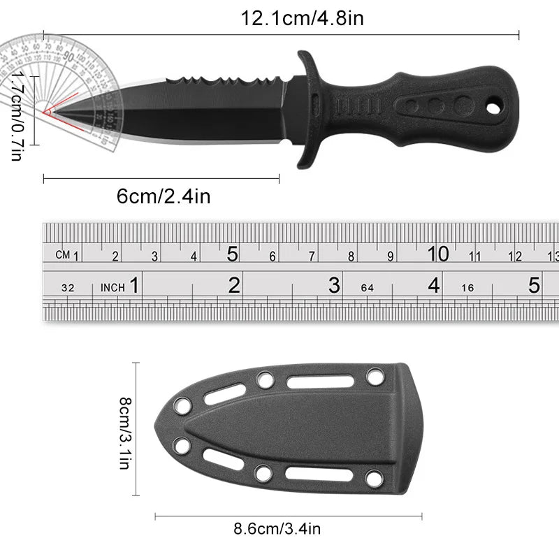 CovertStrike EDC Urban Tactical Neck Knife - CovertStrike EDC Urban Tactical Neck Knife Readi Gear