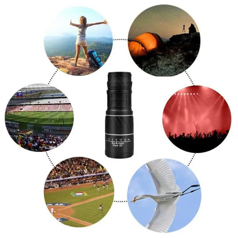 TacticalVision 40X60 Monocular Binoculars with Night Vision - Readi Gear