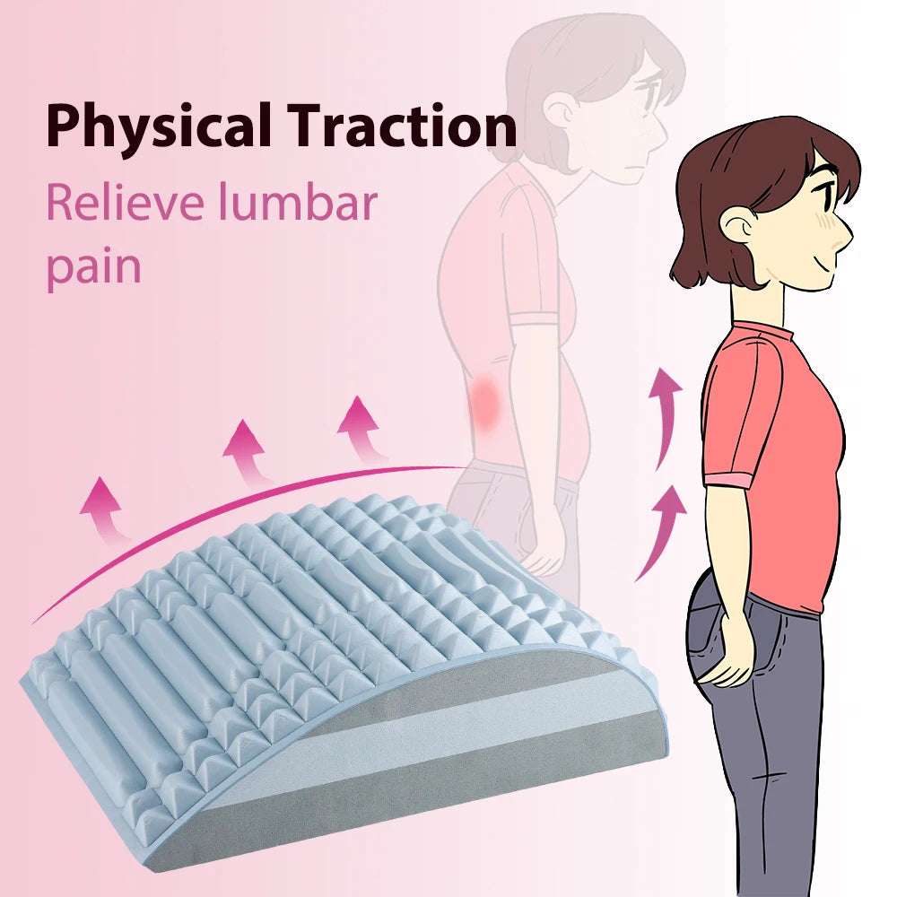 LumbarEase Pain Relief Stretcher - Spine Support & Posture Corrector - Lumbar Support Stretcher Readi Gear