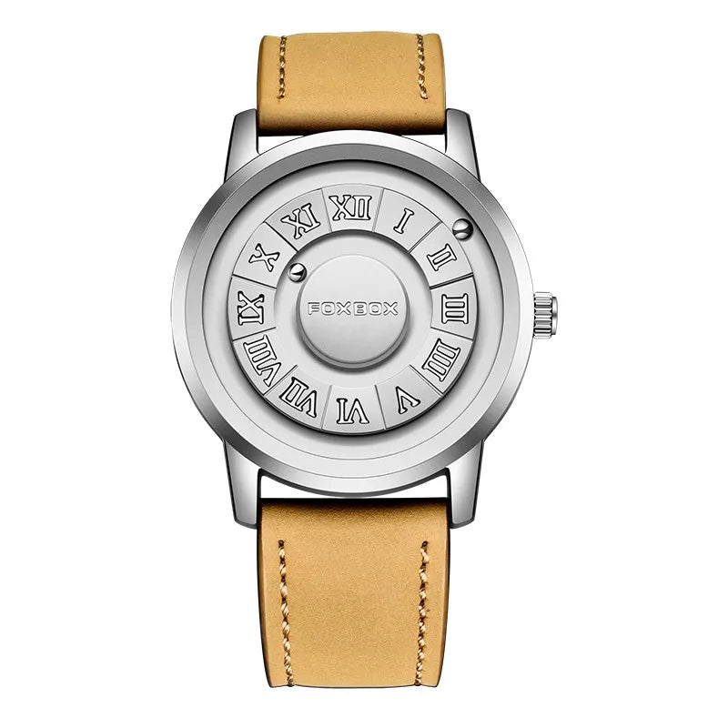 Levitation Steel Ball Watch – Magnetic Force Quartz Timepiece for Men - Readi Gear