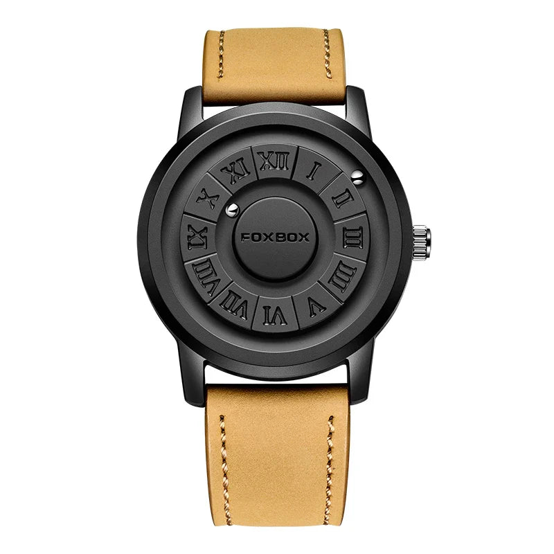 Levitation Steel Ball Watch – Magnetic Force Quartz Timepiece for Men - Readi Gear