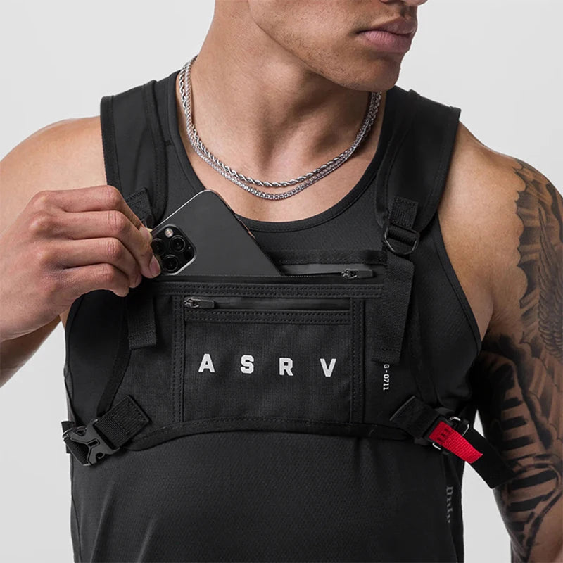 XMotion Chest Pack – Hands-Free, Minimalist Phone & Gear Organizer - Chest pack, gear organizer Readi Gear