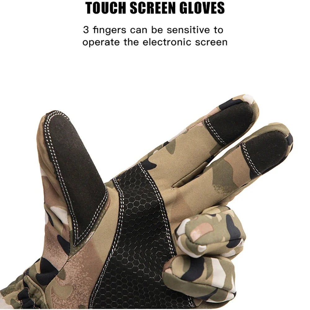 SnowTrail Winter Gloves - Waterproof, Non-Slip, and Touchscreen Ready - Winter Gloves Readi Gear