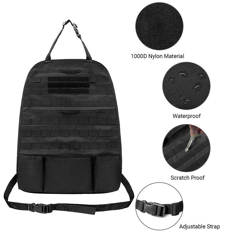 MolleMaster Car Seat Organizer: Tactical Gear Holder - MolleMaster Car Seat Organizer: Tactical Gear Holder Readi Gear