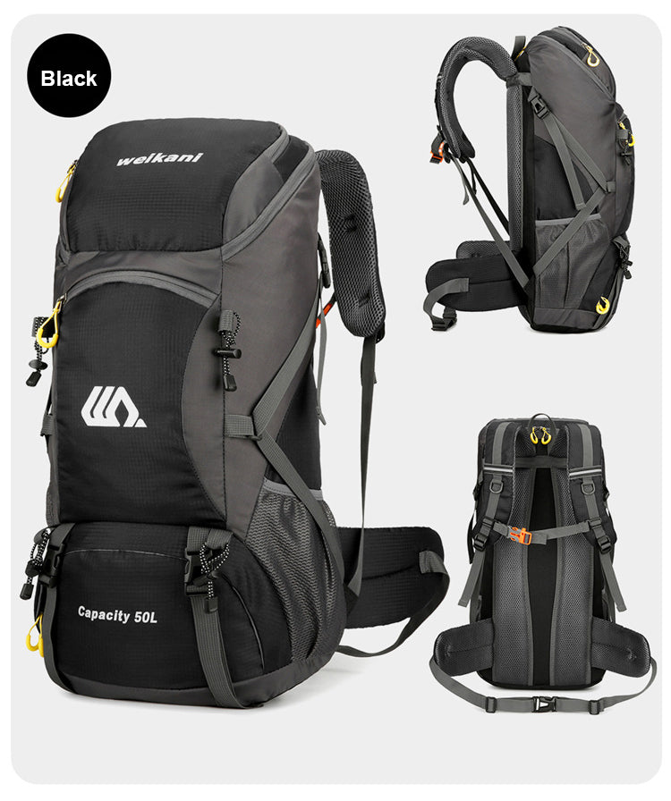 RidgeRunner 50L Large Capacity Waterproof Hiking Backpack - RidgeRunner 50L Large Capacity Waterproof Hiking Backpack Readi Gear