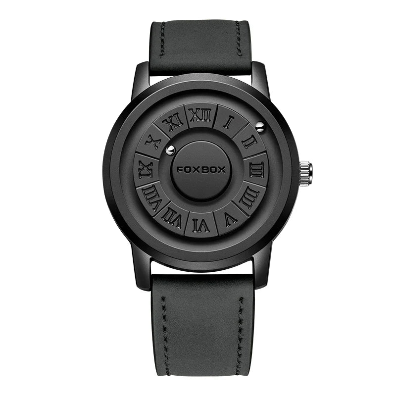 Levitation Steel Ball Watch – Magnetic Force Quartz Timepiece for Men - Readi Gear