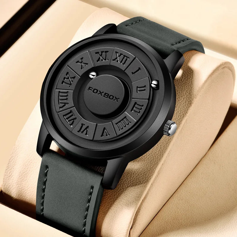 Levitation Steel Ball Watch – Magnetic Force Quartz Timepiece for Men - Readi Gear