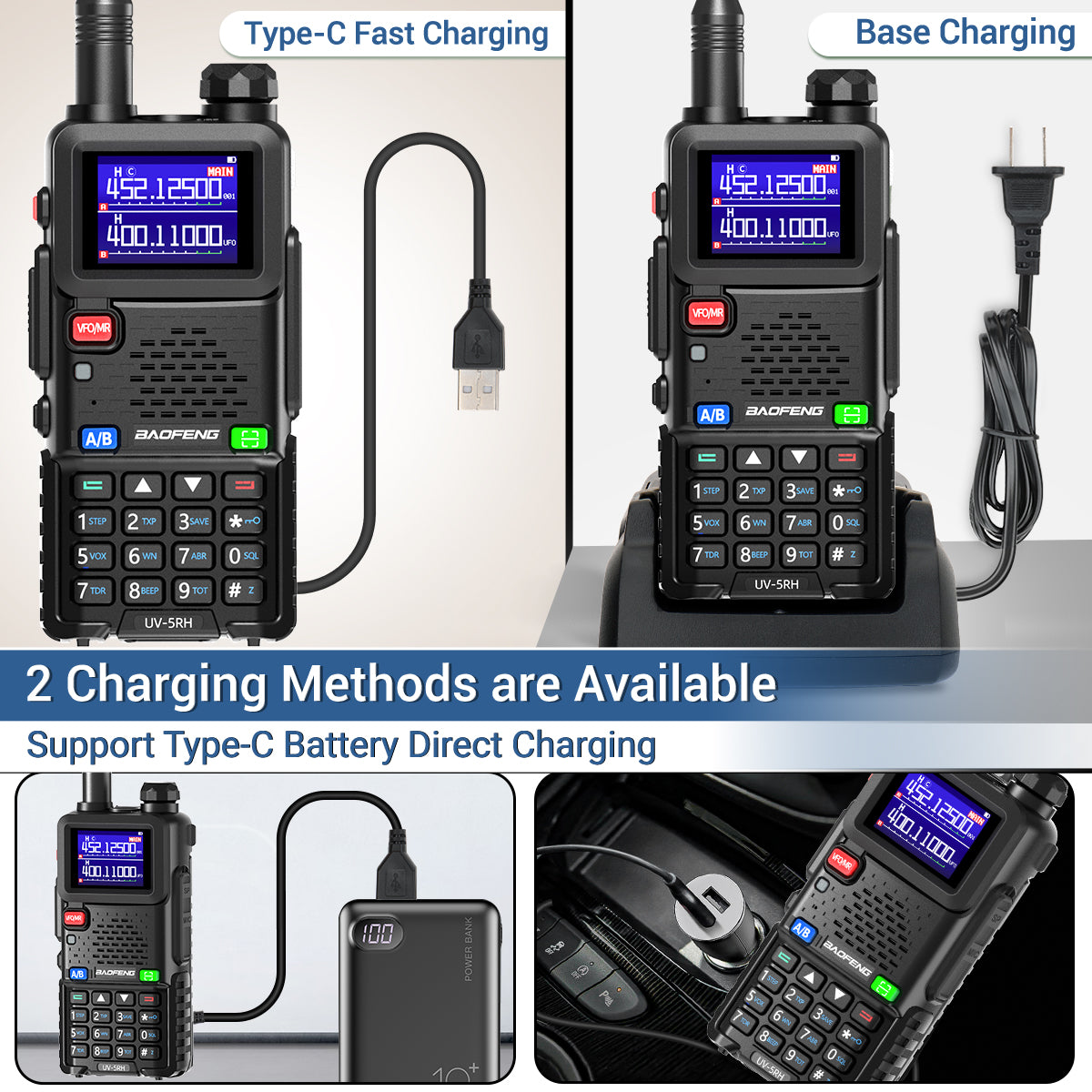 Baofeng UV-5RH Multi-Function Two-Way HAM Radio - Baofeng UV-5RH Multi-Function Two-Way HAM Radio Readi Gear