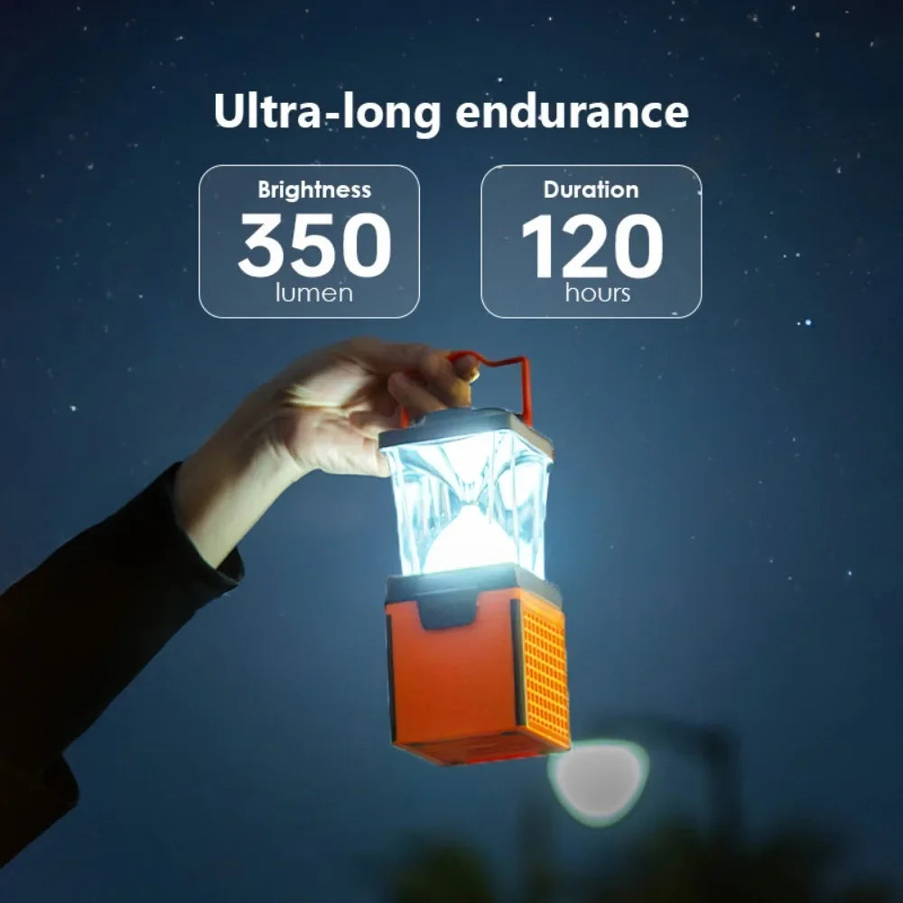 SaltLight 120-Hour Salt Water-Powered Lantern & USB Power Bank - Salt water powered lantern Readi Gear