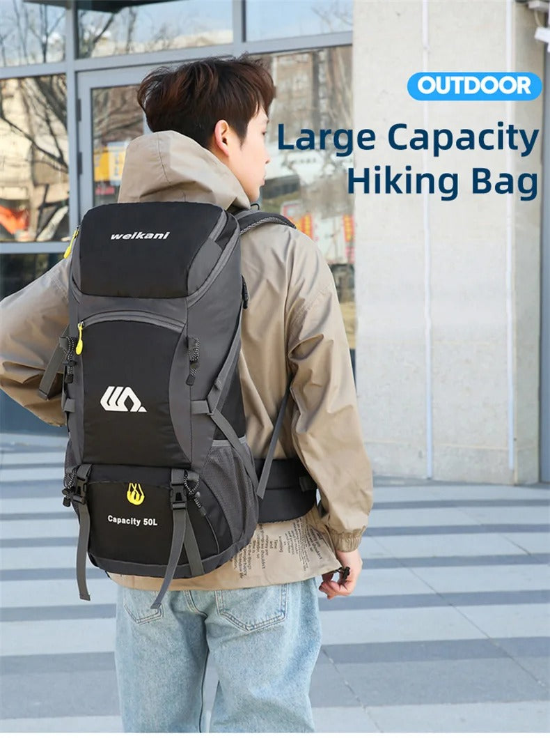 RidgeRunner 50L Large Capacity Waterproof Hiking Backpack - RidgeRunner 50L Large Capacity Waterproof Hiking Backpack Readi Gear