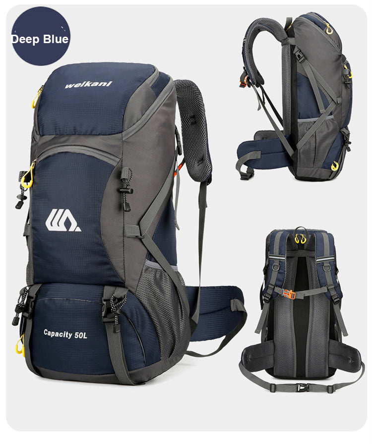 RidgeRunner 50L Large Capacity Waterproof Hiking Backpack - RidgeRunner 50L Large Capacity Waterproof Hiking Backpack Readi Gear