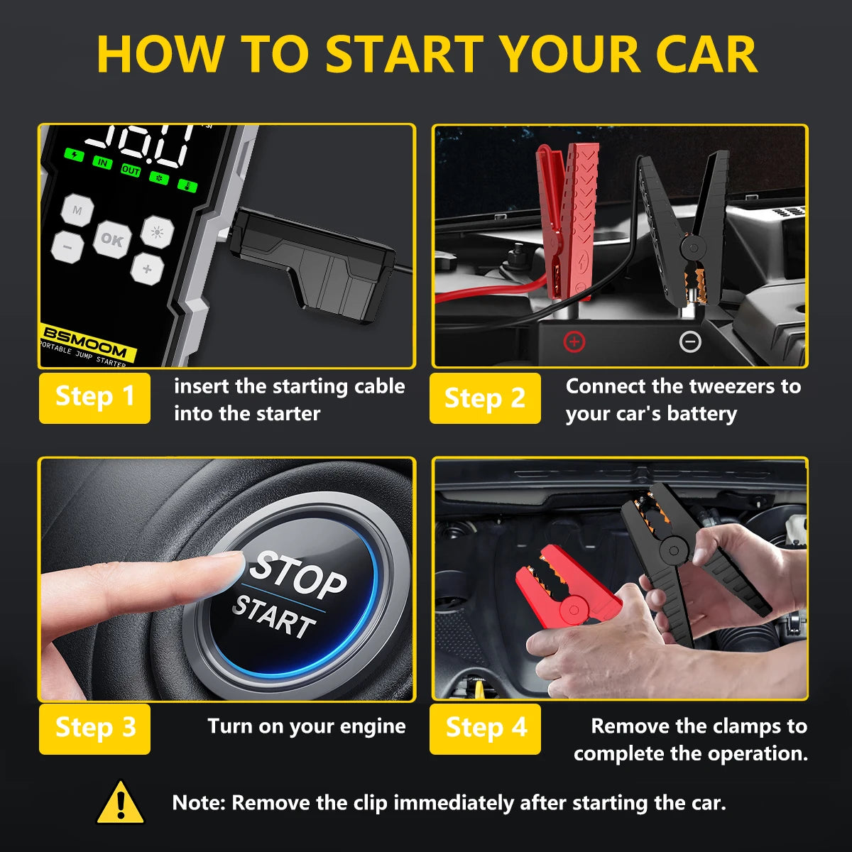 RescuePro Car Jump Starter, Tire Inflator, Power Bank & Flashlight - Car battery charger and power bank Readi Gear
