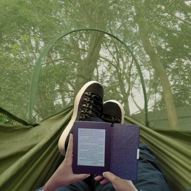 AdventurePro 2-Person Camping Hammock with Anti-Mosquito Net - hammock with mosquito net Readi Gear
