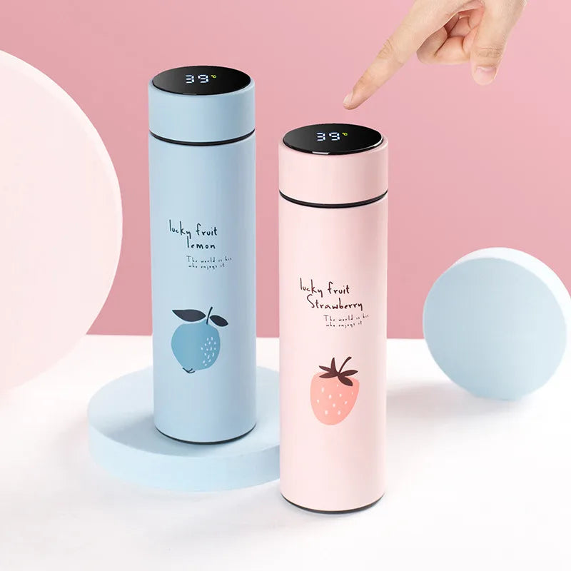 Lucky Fruit Thermal Bottle for Kids with LED Temp Display - 500 ml - Smart travel thermos Readi Gear