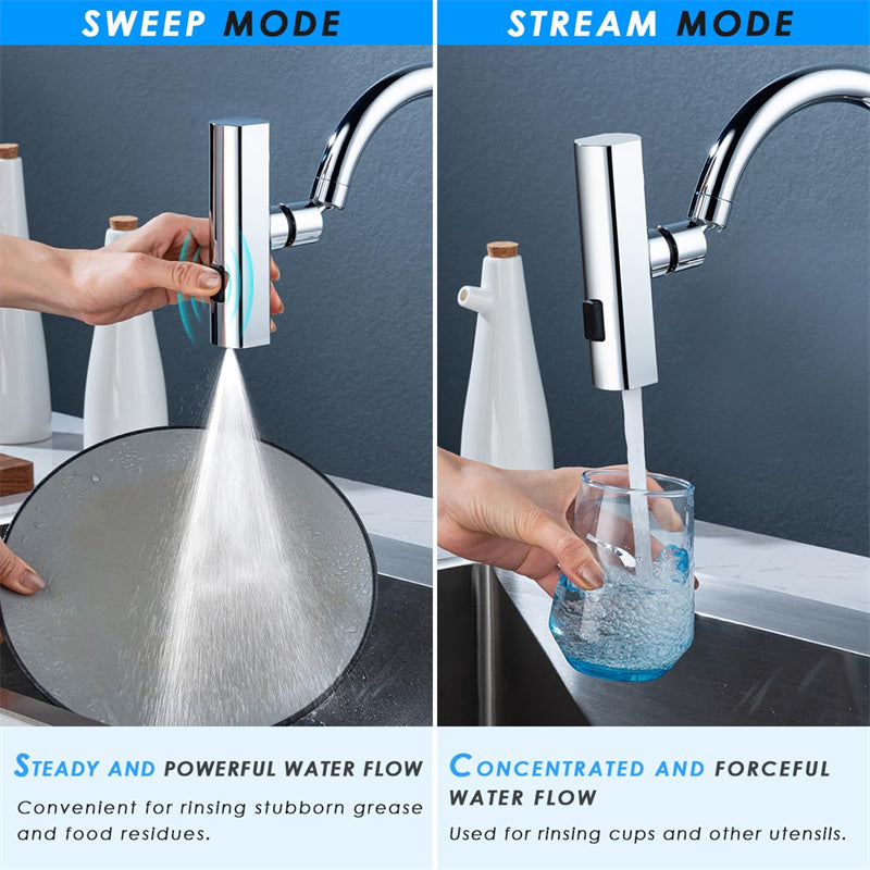 SwivelSpray Universal Rotating Kitchen Faucet Extension - Sink faucet Readi Gear