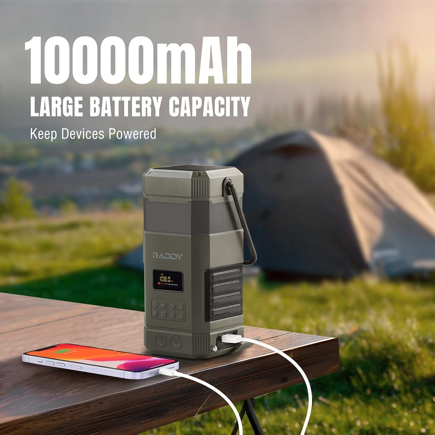 SurvivorPro SL10 - Solar Crank Lantern, Radio & Power Bank - Solar Crank Survival Lantern, Radio & Power Bank Readi Gear