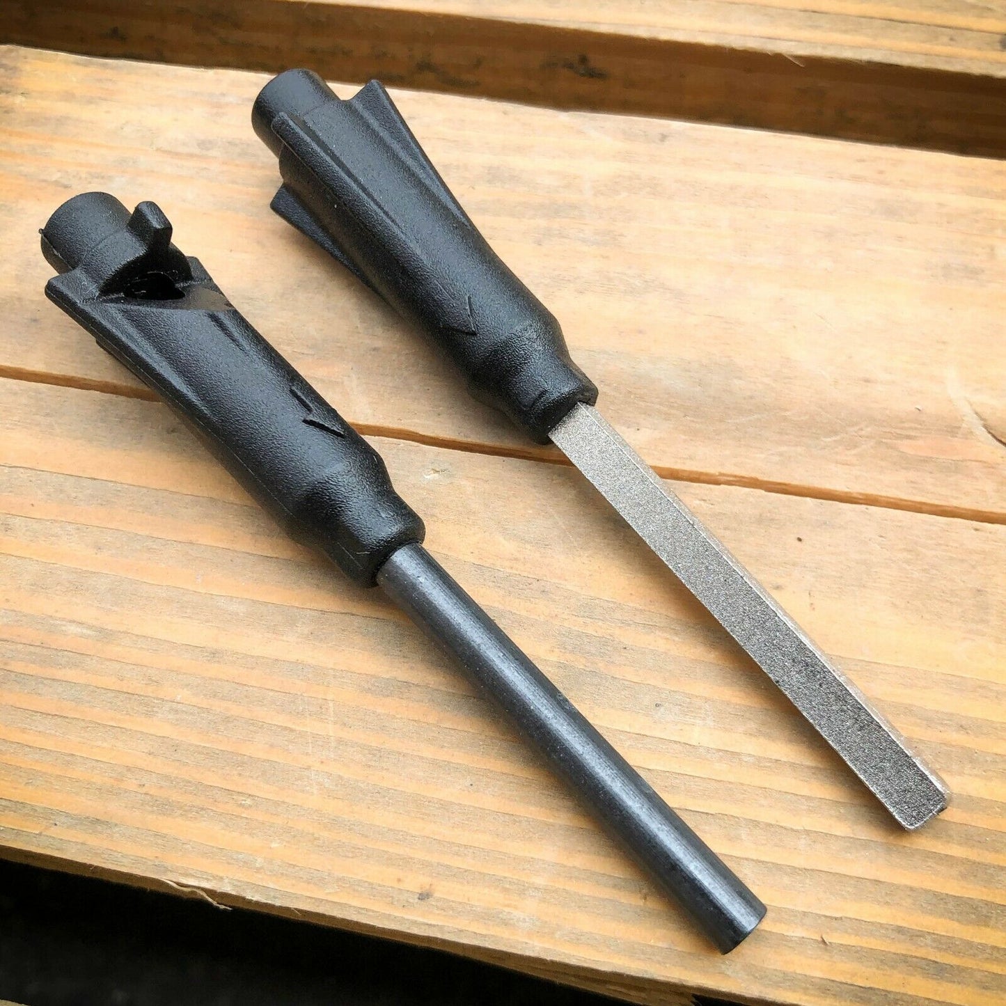 Tactical Survival Knife 12.5" w/ Fire Starter, Compass, & Sharpener - survival knife Readi Gear