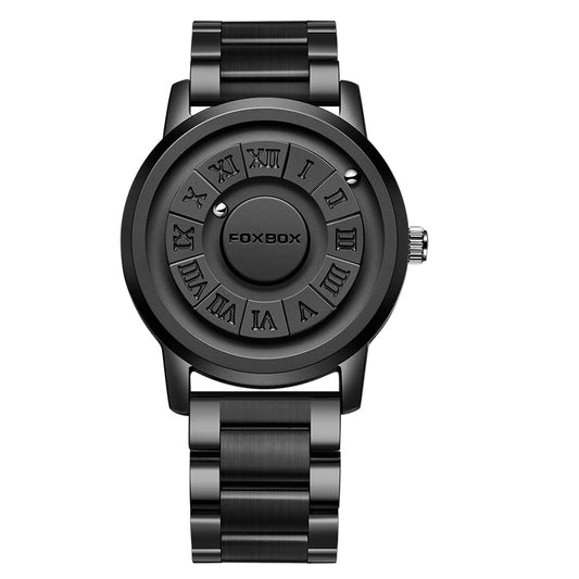 Levitation Steel Ball Watch – Magnetic Force Quartz Timepiece for Men - Readi Gear