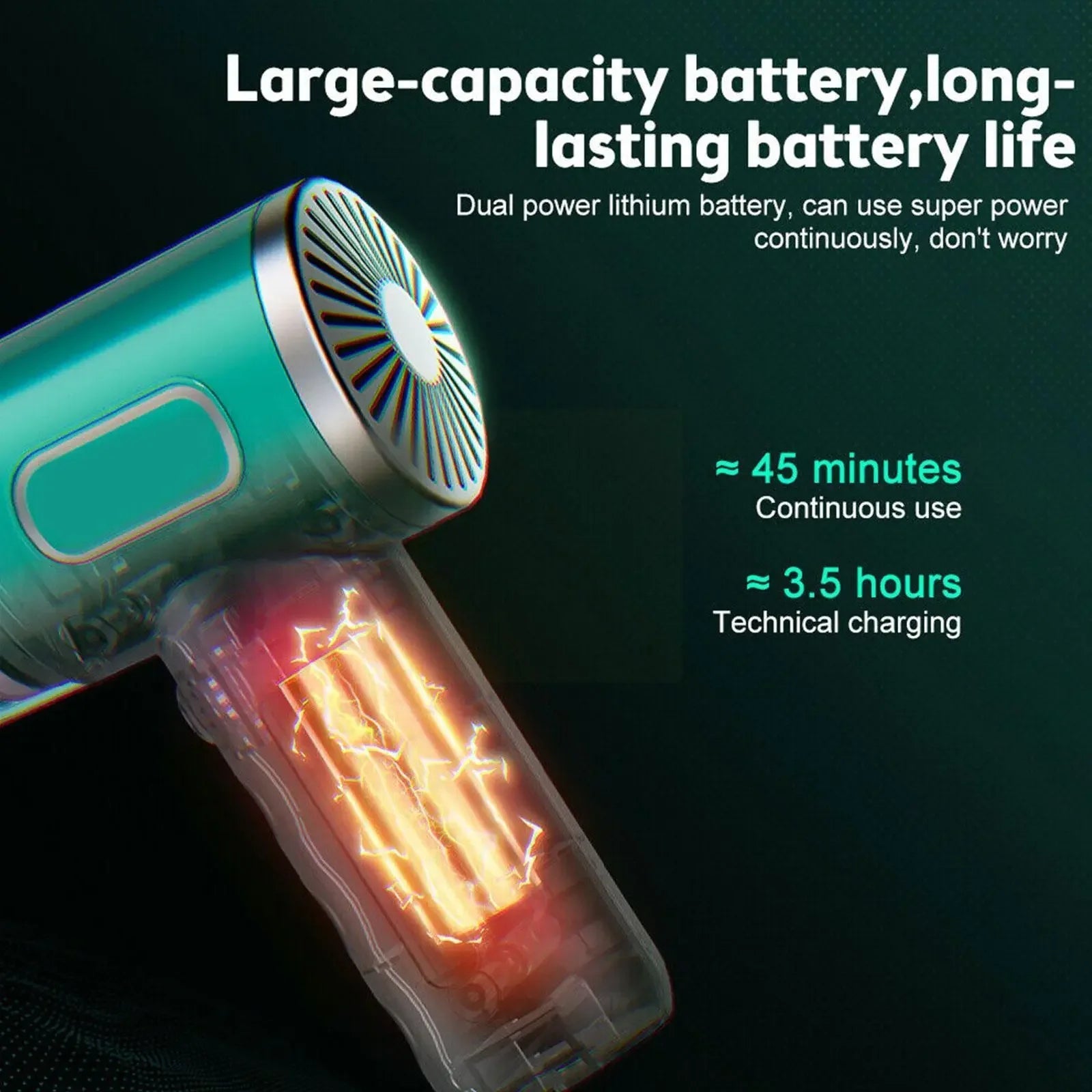 HyperVac 29000PA Cordless Handheld Car/Home Vacuum - Readi Gear