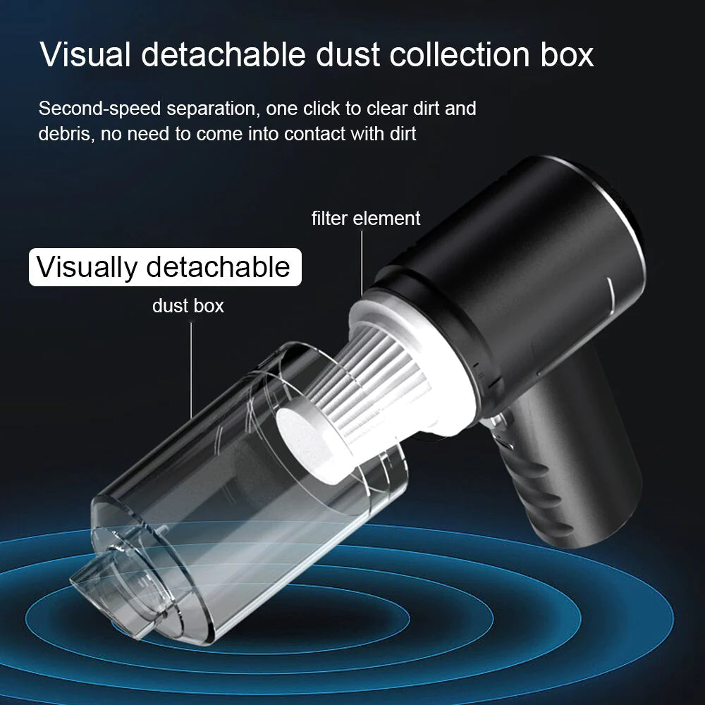 PowerVac Portable Handheld Cleaner - Portable Handheld Vacuum Readi Gear