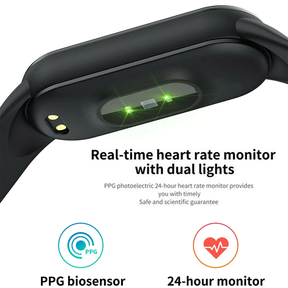 M4 Smart Watch Band - Fitness Tracker with Blood Pressure, Heart Rate & Sleep Detection - M4 Smart Watch Band - Fitness Tracker with Blood Pressure, Heart Rate & Sleep Detection Readi Gear