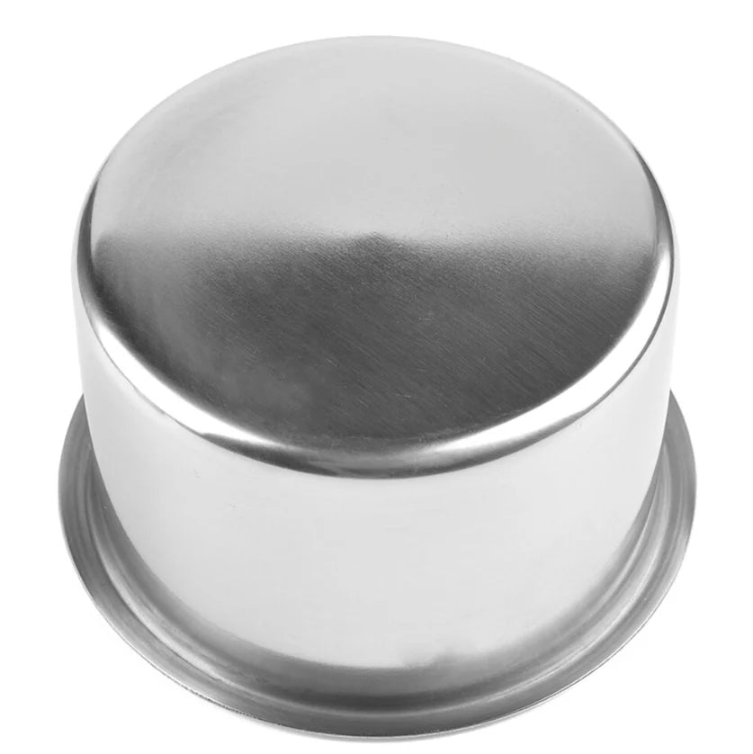 Universal Stainless Steel Cup Holder - Car, Boat, RV, Truck, Marine (2 Pack) - Stainless steel cup holder Readi Gear