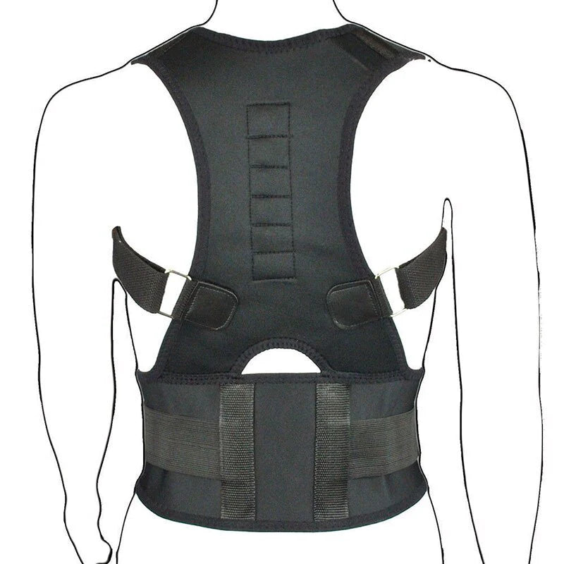 AlignPro Magnetic Posture Corrector - Adjustable Back Support Brace - Readi Gear