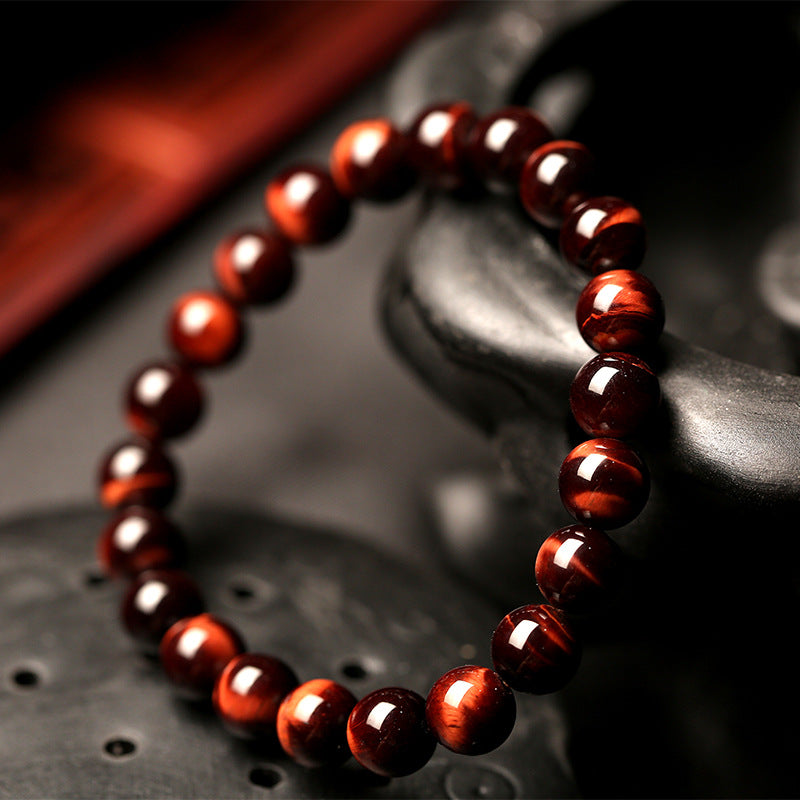 Red Tiger Eye Anti-Fatigue Gemstone Bracelet - Red Tiger Eye Anti-Fatigue Gemstone Bracelet Success Readi Gear