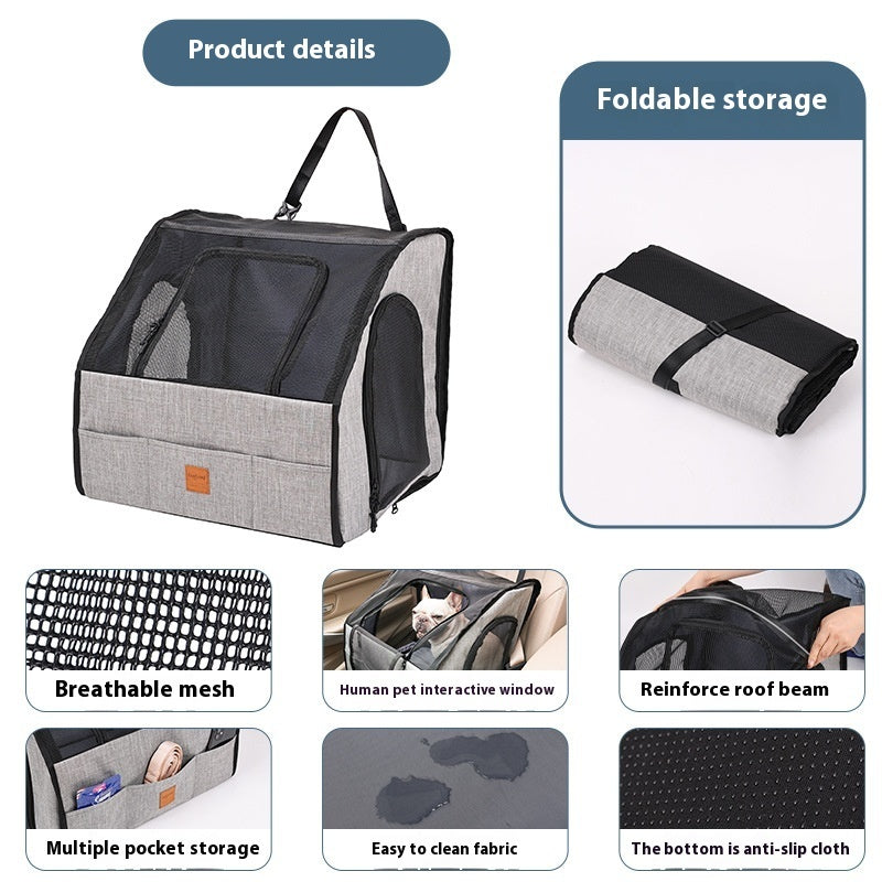 PawSafe Foldable Waterproof Car Kennel & Seat Mat - Pet Car Carrier Readi Gear