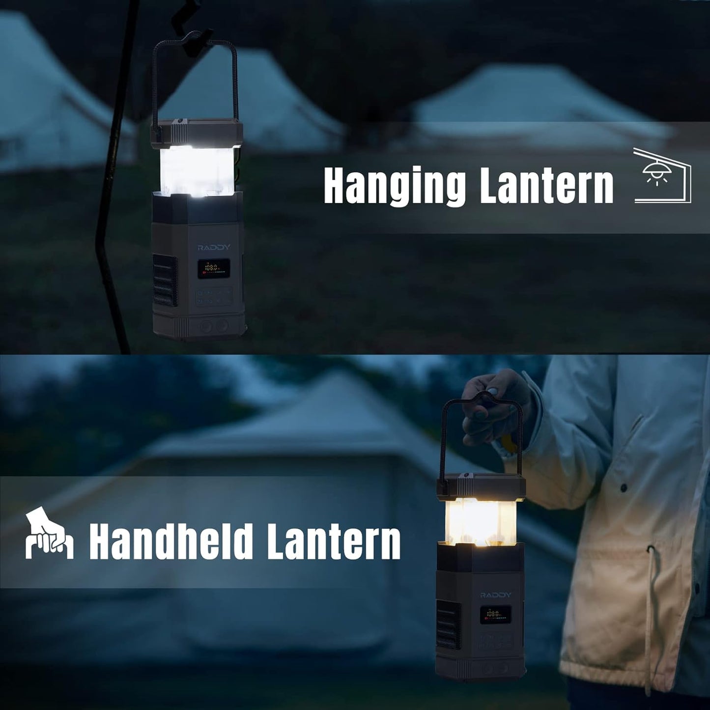 SurvivorPro SL10 - Solar Crank Lantern, Radio & Power Bank - Solar Crank Survival Lantern, Radio & Power Bank Readi Gear