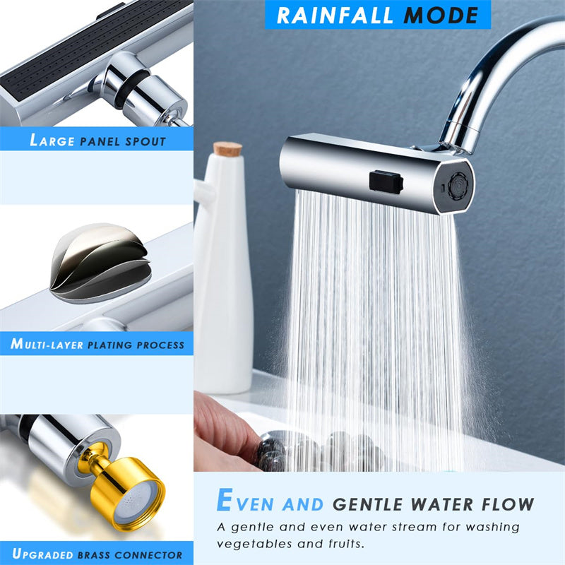 SwivelSpray Universal Rotating Kitchen Faucet Extension - Sink faucet Readi Gear