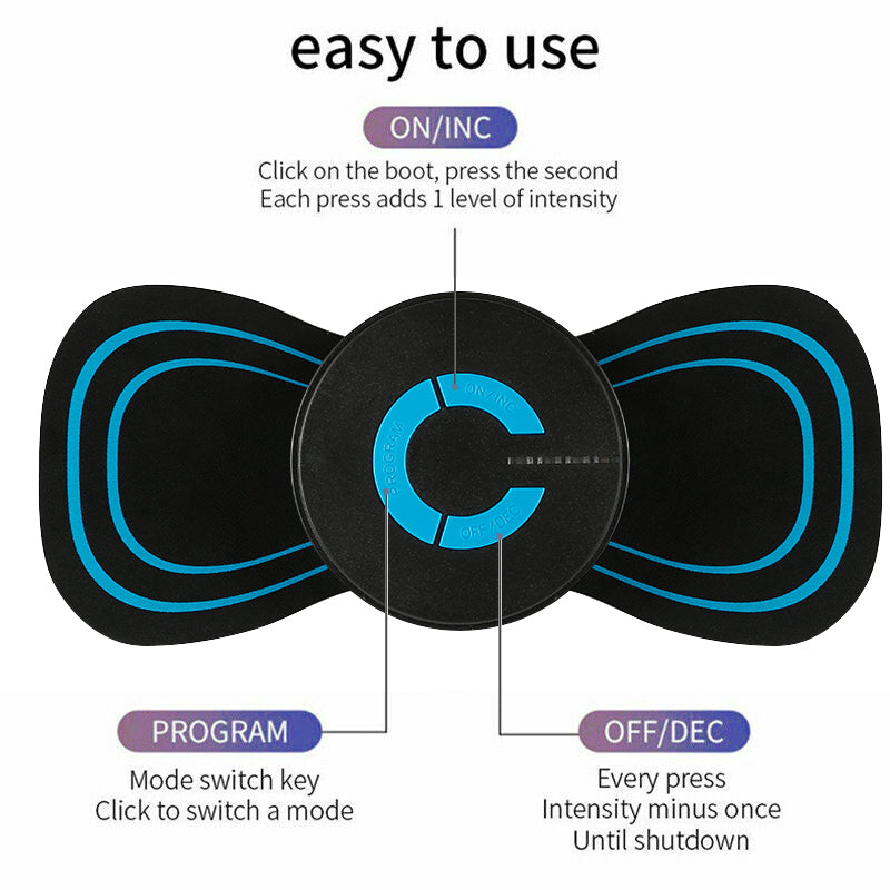 Cervical Massage Stimulator - Mini Electric Neck Back Body Massager for Pain Relief - Personal Care & Massagers Readi Gear