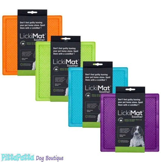Lickimat Soother Pet Treat Mat, Ideal for Stress Relief & Dental Health - Pet Treat Mat for stress relief and dental health Readi Gear
