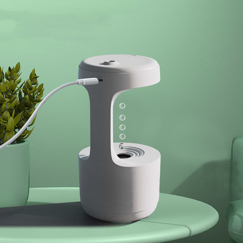 GravityFlow LED Humidifier - Anti-Gravity Mist, Aroma Diffuser & Clock - Anti gravity aroma diffuser Readi Gear