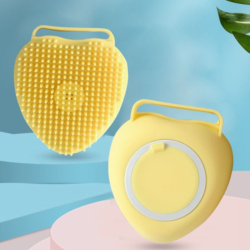 PupSpa Silicone All-in-One Bath Brush & Massager - Dog grooming bath brush Readi Gear
